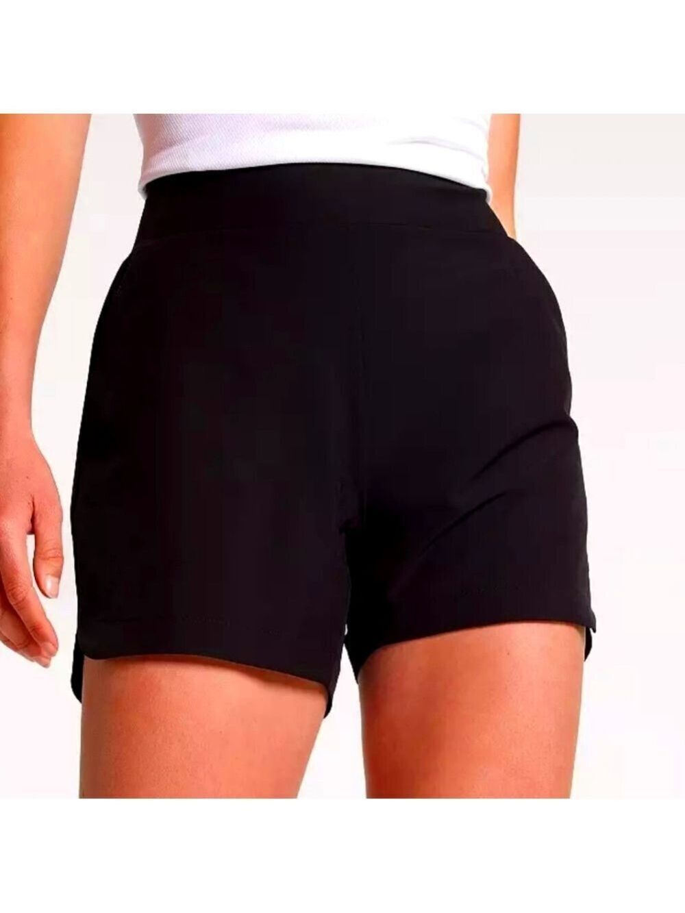Walter Lady Hagen Black High Waist Tummy Control Golf Shorts Traditional…